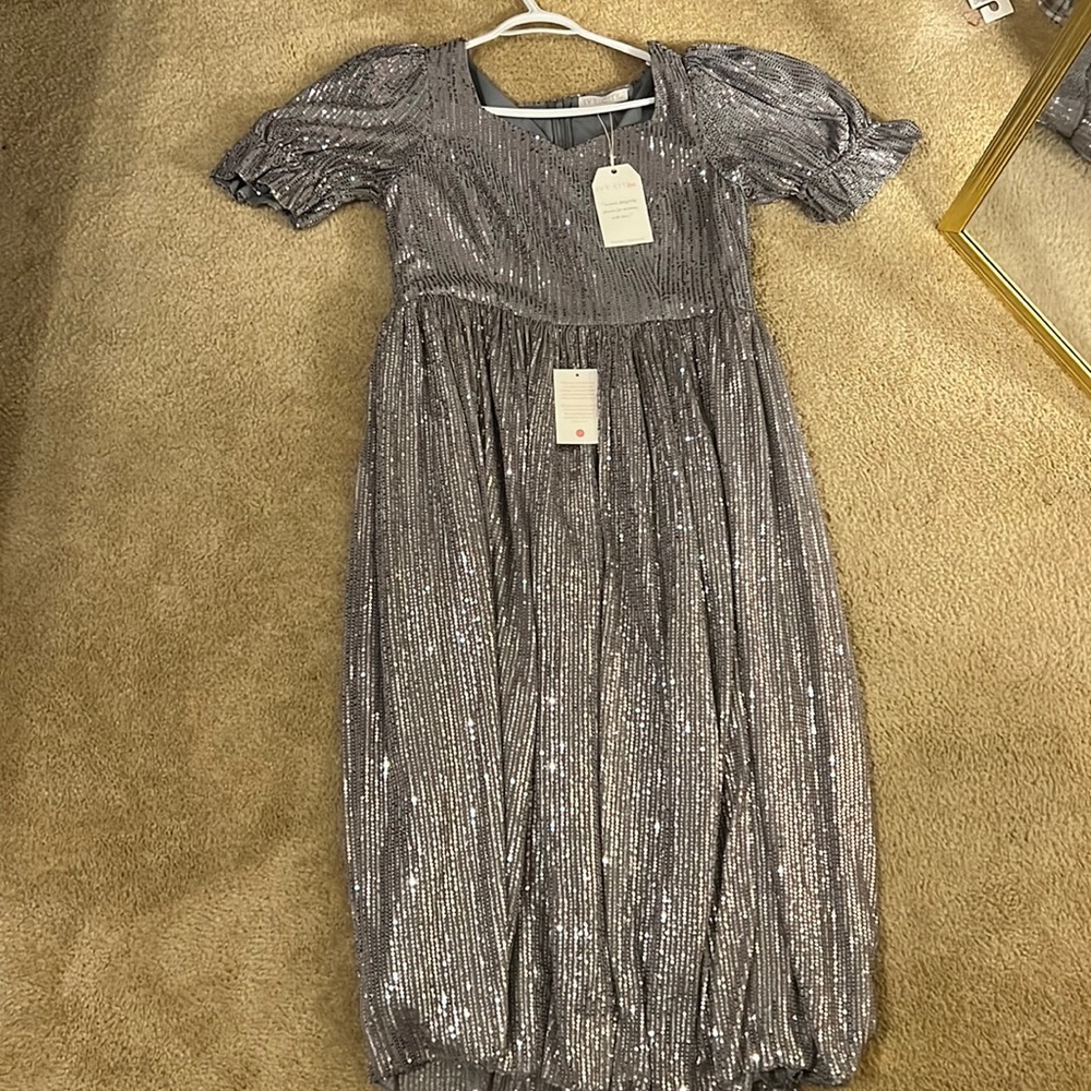 Ivy City Co. Sparkly Party Dress